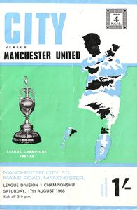 Manchester City v Manchester United 1968/69